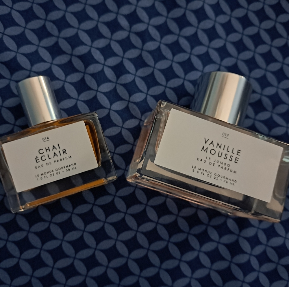 Bundle Of Chai Eclair & Vanilla Mousse Eau De Parfum By Le Monde Gourmet